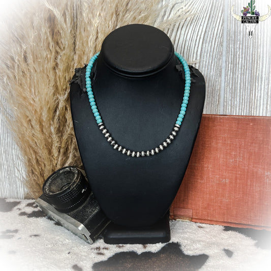 z-Amazing Choker Necklace - Turquoise