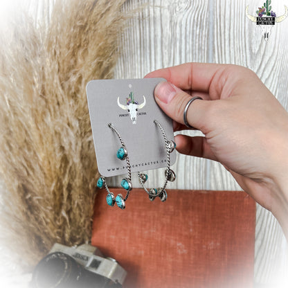 z-Shame Semi Hoop Earrings - Silver