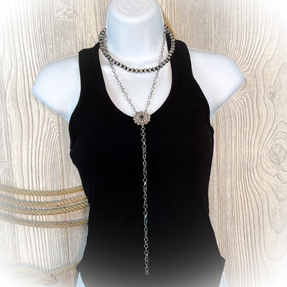 Live On Y Necklace