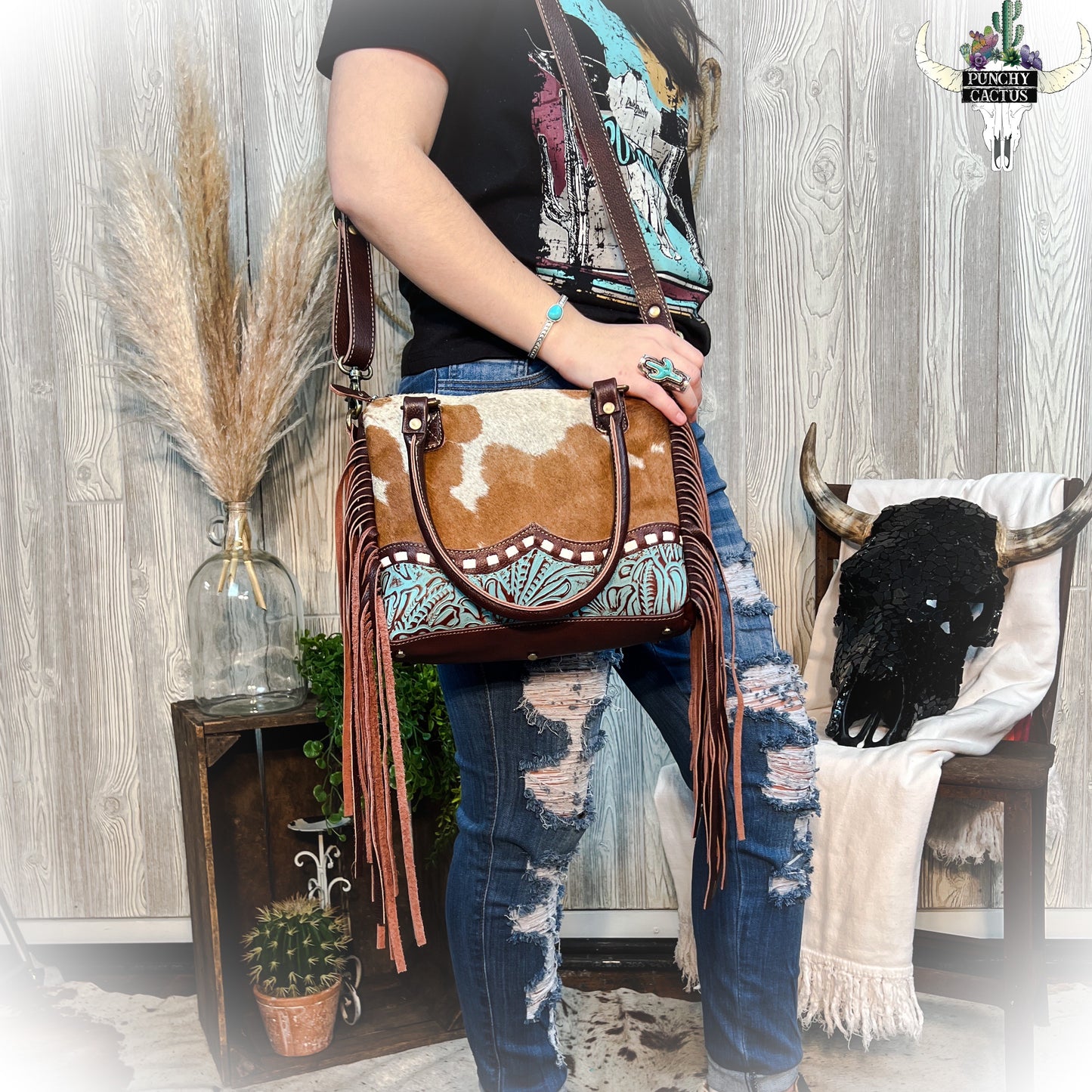 Brown Freckles Concealed Carry Purse