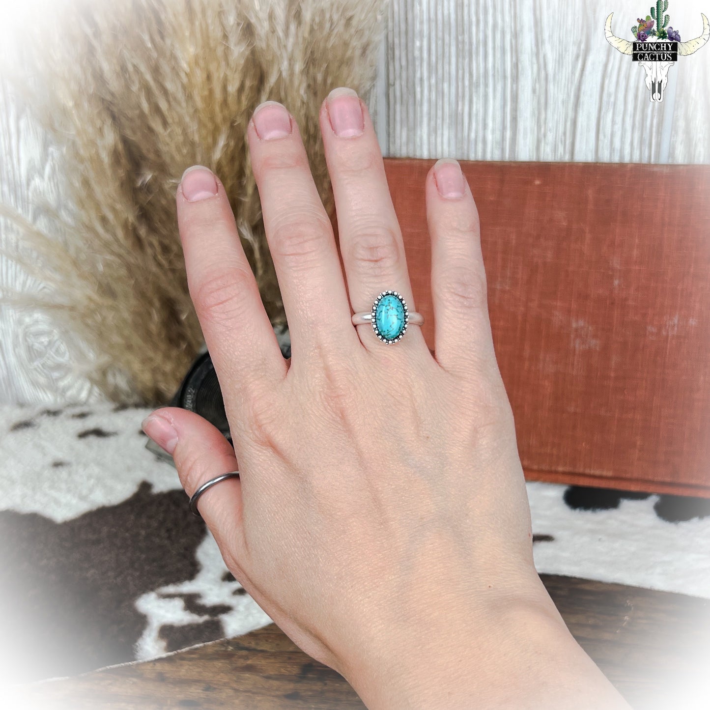 z-Small Natural Stone Ring
