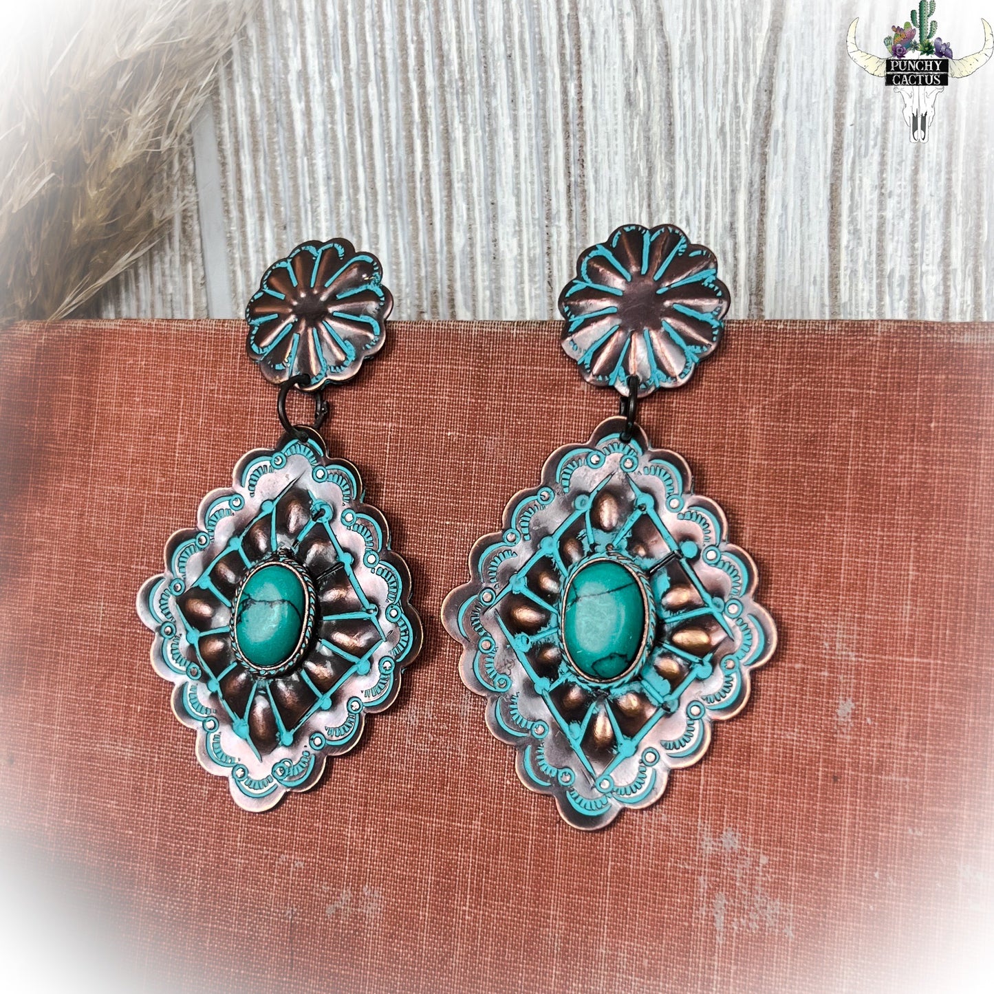 z-Just Know Earrings - Patina