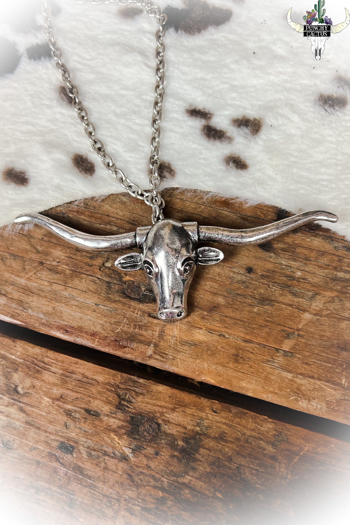 z-Longhorn Necklace & Earring Set