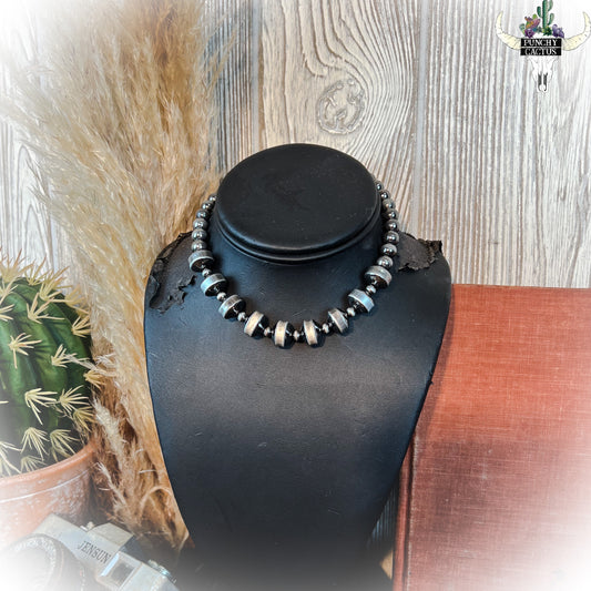 z-Be Gone Navajo Pearl Choker Necklace