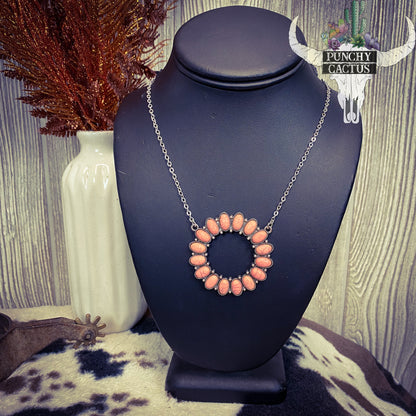 western coral necklace