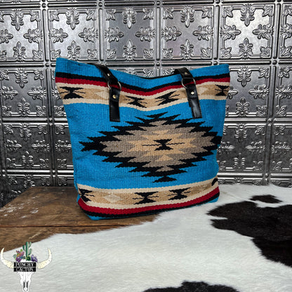 western saddle blanket aztec tribal print purse
